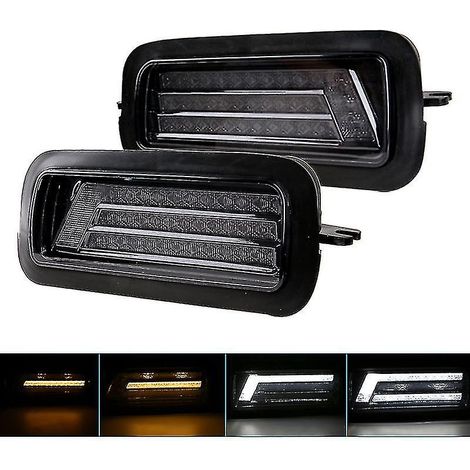 LED-Tagfahrleuchten für Lada Niva 4x4 Fahrzeuge des Baujahrs 1995, mit blinkenden Blinkern, aus PMMA/ABS-Kunststoff, voll funktionsfähig, eine perfekte Wahl für Autozubehör.