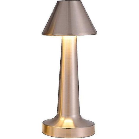 Wiederaufladbare, berührungsempfindliche Tischlampen (Gold) - B - Silber (1/5)