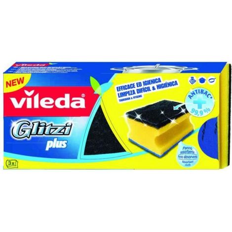 Chiffon - Fibre - Rectangulaire - Multi-couleur - Nettoyage Ménager - Lavage À La Main - 3 Pièces (1/4)