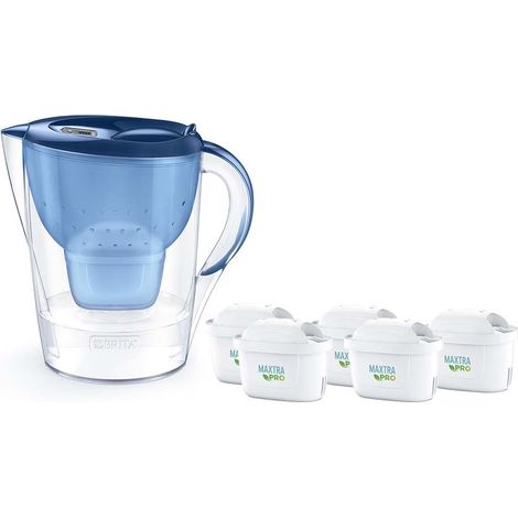 Dzbanek filtrujący brita marella xl+5 wkładów maxtrapro pp (3,5l niebieski) (1/5)