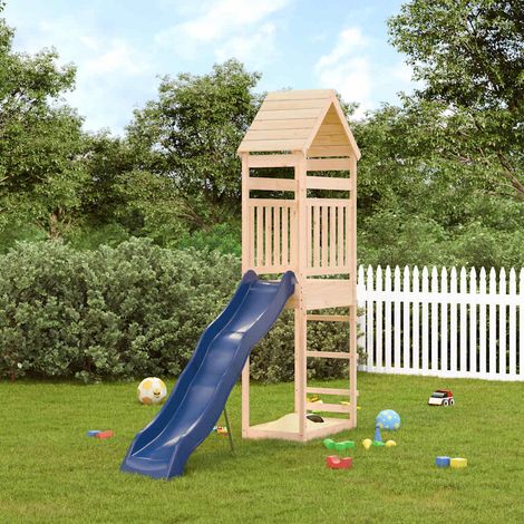 Parque infantil de exterior madera maciza de pino