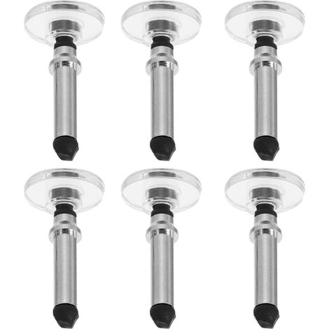 Lot de 6 Embouts de Stylet en Silicone Forme Ronde Haute Performance pour Tablette Tactile, Accessoires Précis et Résistants aux Rayures (1/5)