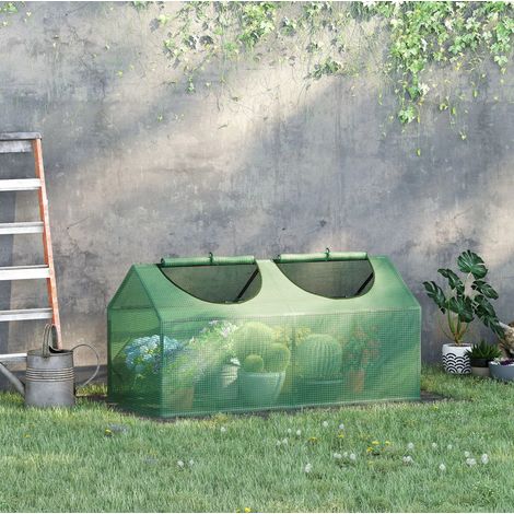 Mini invernadero para tomates con ventana 120x60x60 cm OKMYHOME (1/4)