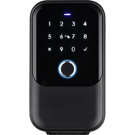 Couvercle Étanche Coffre-Fort Tuya Code Empreinte Digitale Bluetooth Wifi Boîte à Clés Intelligente App Support Mural à Distance Boîte de Serrure de Porte Combinée (1/5)