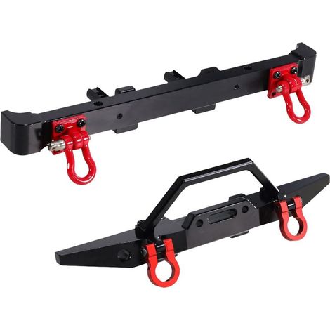 Ensemble d'accessoires de voiture en métal facile à transporter - Durabilité - Outil rapide - Assemblage facile pour 1/12 MN128 - Anti-collision (1/5)