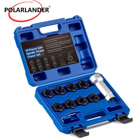 Kit de réparation de filetage d'axe avec 8 filières (M20, M22, M24, 3/4" 13/16" UNEF) (1/5)