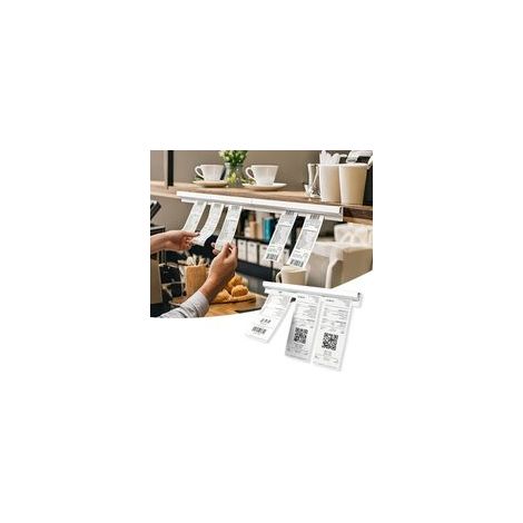 2 Pièces Porte Ticket, Barre a Bon de Commande, 30CM Porte Bon de Commande Restaurant, Barre Ticket Cuisine, Porte Ticket de Caisse pour Restaurants, Cafés, Cuisines, Bars