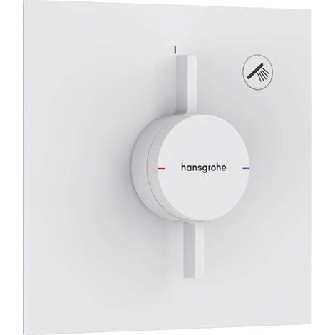 Hansgrohe DuoTurn E - Grifo de ducha empotrado, blanco mate 75617700 (1/2)