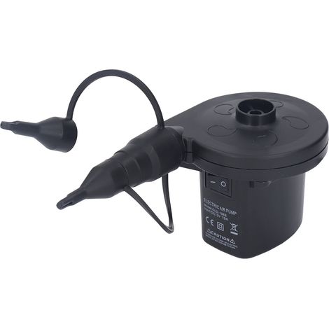 Gonfleur électrique 75W silencieux portable, pompe gonflage/dégonflage avec 3 embouts, 12V DC (1/5)