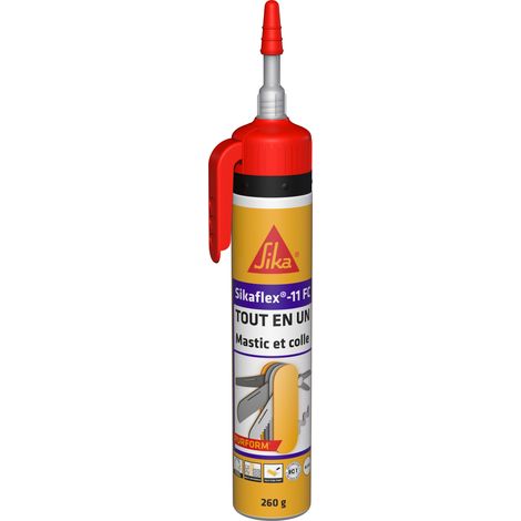 Mastic colle multi-usages SIKA Sikaflex 11 FC Purform - sans pistolet - Blanc - 260 g - 665205 (1/5)