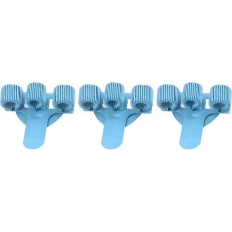 Organiseur de stylos en métal 3 pièces, triple trou, clip poche (1/5)