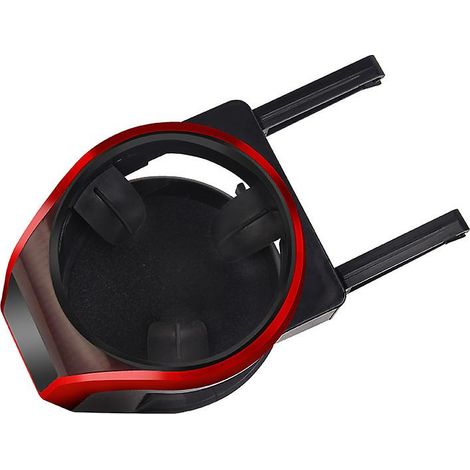 Support universel 2 en 1 pour voiture avec porte-gobelet et support pour téléphone, fixation réglable pour grille d'aération - Idéal pour l'eau, le café et les boissons (1/5)