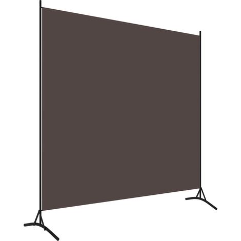 Paravento Marrone 175x180 cm in Tessuto vidaXL
