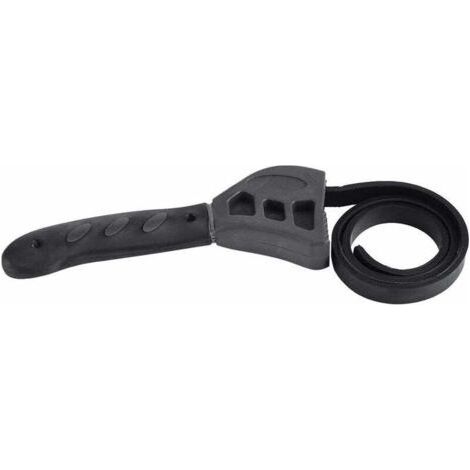 Strap Wrench, 500mm Universal Strap Wrench, Pot Lids Rubber Strap Tighten Loosen Universal Wrench, Oil Filter Adjustable Wrench Plumbing Tool Used by Mechanics (1/4)