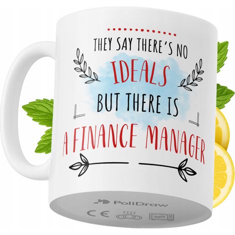 Lustige Kaffeetasse mit witzigem Textdesign für Finanzmanager – ideal für Geburtstage, Namenstage und Feiertage. Hochwertige Tasse für besondere Anlässe im Homeoffice oder Büro. Farbe: Weiß, 330 ml.