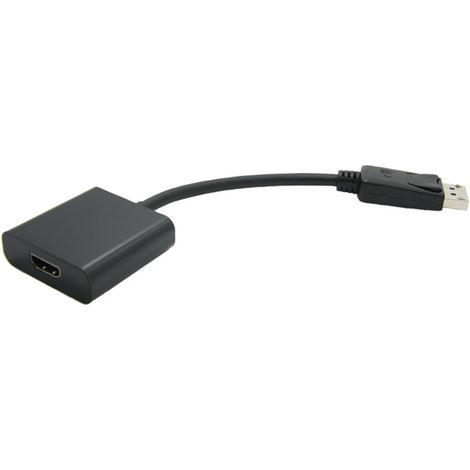 Value 12.99.3134 adaptador de cable de vídeo 150 m DisplayPort HDMI tipo A (Estándar) Negro