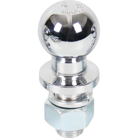 Boule d'attelage de remorque, Surface lisse et brillante, Structure compacte, antirouille, forte résistance avec filetage précis 50.8mm/2 pouces