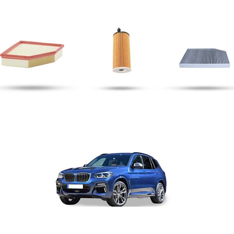 Kit tagliando 3 filtri compatibile con Bmw x3 (G01,F97) 20i 1.6 125kw dal 2018 (1/5)