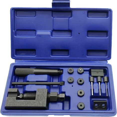 Attrezzo per smagliare catene, acciaio resistente, compatibilità versatile, blu (1/2)