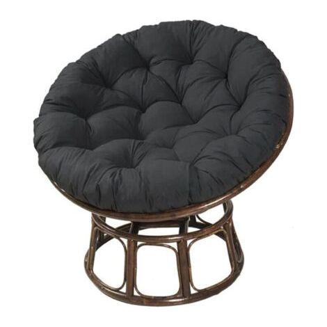 Bluedeer – Coussins de chaise ronds 60 cm – Tissu microfibre doux et résistant – Rembourrage en coton PP – Confort optimal pour balcon et salon