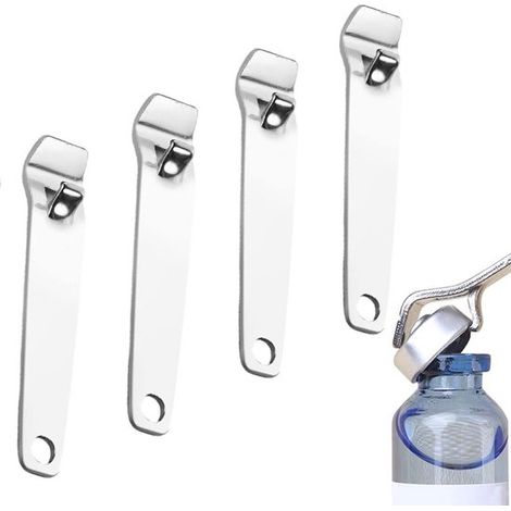 Abridor multiusos, 4 piezas, Abridor multifuncional, Abrefrascos, Abrebotellas de cerveza, Ayuda para personas mayores, Para líquidos orales (1/5)