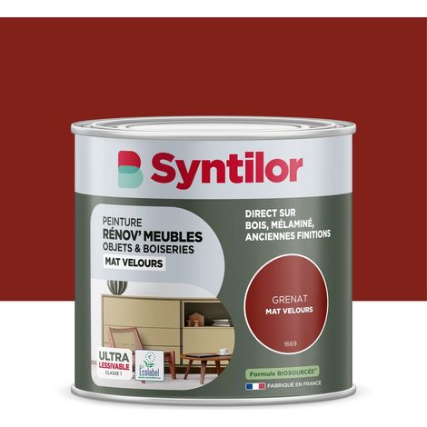 Pintura para renovación de muebles y objetos SYNTILOR, terciopelo granate, 0,25 L SYNTILOR (1/5)