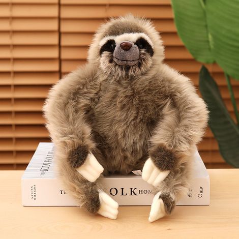 Paresseux à trois doigts Peluche douce Animaux Câlin Jouet en peluche Doudou Confortable (1/3)
