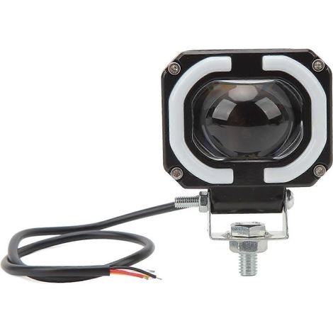 10 bis 60 V LED-Scheinwerfer, 2000 lm, IP67 wasserdicht, zweifarbige Linsenwürfel, Arbeitsleuchte für LKW, PKW, SUV, ATV