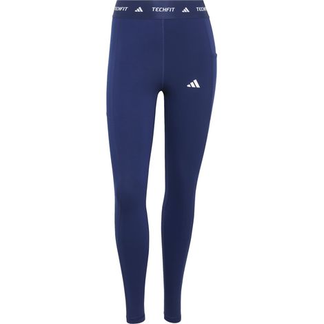 Adidas Techfit Damen-Trainingsleggings, blau, JZ0792, Größe M