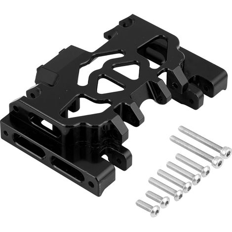 Boîtier de transmission intermédiaire en alliage d'aluminium pour châssis TRX4 TRAXXAS Land Rover Defender (Noir) (1/5)