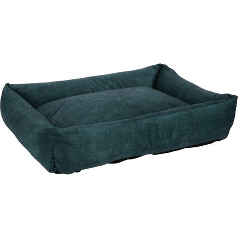 Panier Chien - Coussin Chien et Chat - Panier Bleu - Panier Confortable et Lavable - 100x80x25cm