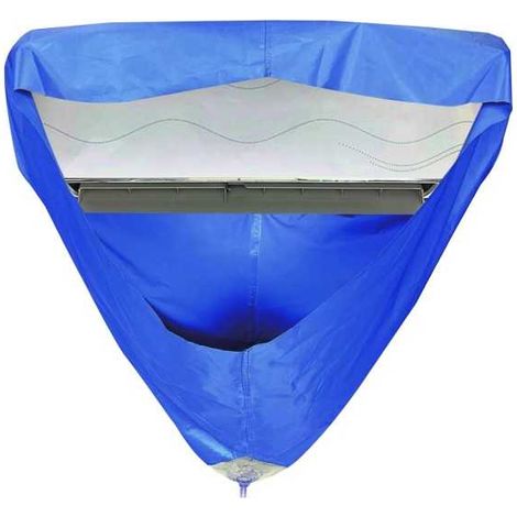 Easyclim – Bâche de nettoyage réutilisable pour climatisation – Taille L – Sortie évacuation Ø 16 mm – Pour espaces confinés