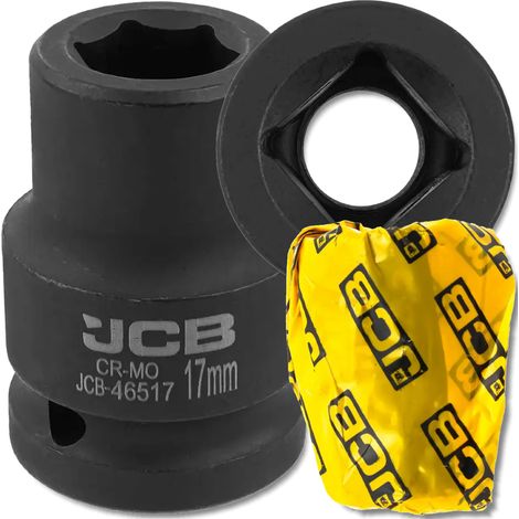 JCB Schlagschrauber-Steckschlüssel 3/4" 17 mm 6-Kant Cr-Mo