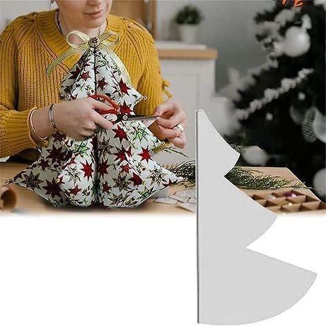 fabric Christmas Tree Sewing Template 8inch Christmas Tree Sewing Pattern Template Quilting Template. Cute Diy Christmas Tree - Handmade Christmas (1/5)