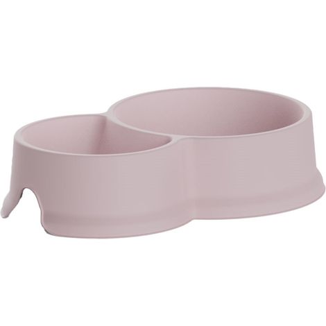 PLASTIKEN Doppio Capd Feeder 0,3 e 0,65 L Colore Rosa 20144 ROS