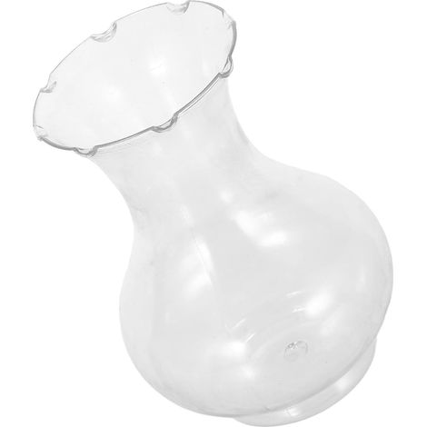 6 Pièces Vase Transparent pour Jacinthes Vases de Table Plastique Décoratifs pour Centre de Table Mariage (1/5)