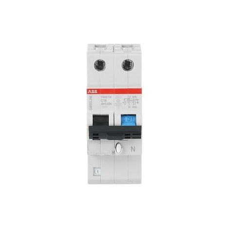 Interruttore Differenziale ABB FS401M 1P+N 16A 30mA Curva C - ABB2CCL562110E0164