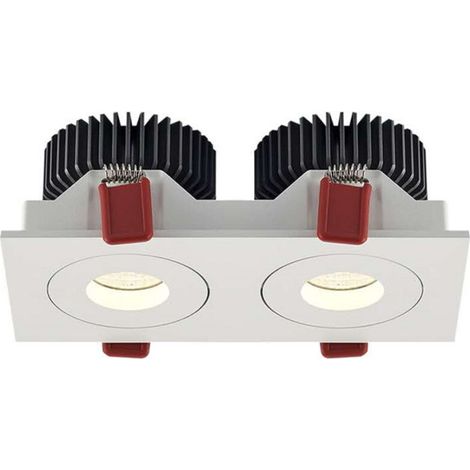 Spotlight 1-Pack 8W LED Enré Plafond Downlight ni Spot LED Plafond Ligh High Cue Index Anti-éblouissement (1/4)