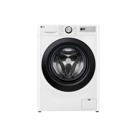 LG – Lave-linge hublot 11 kg – Classe A – Vitesse d'essorage 1400 tr/min – Technologie AI DD™ et Steam™ – Ouverture latérale