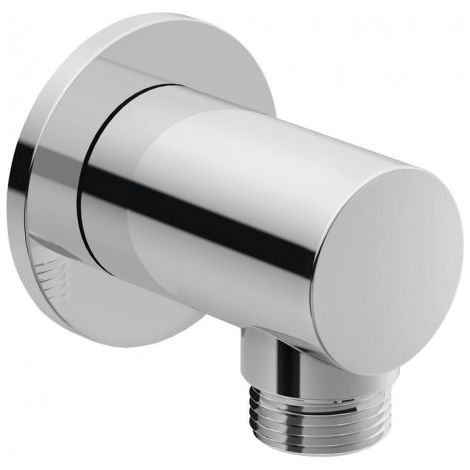 Coude de raccordement mural Duravit, rosace ronde, Coloris: chrome - UV0630006000