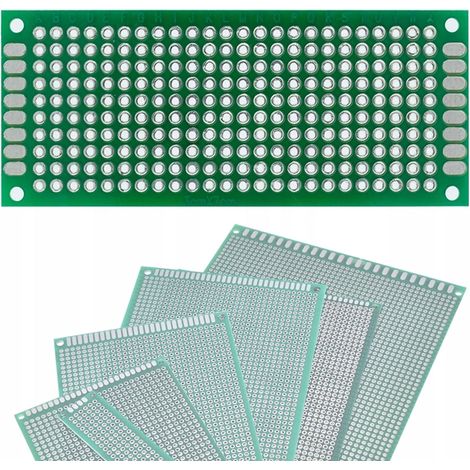 PCB prototipo universale a doppia faccia 30 x 70 mm (verde)