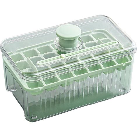 Bac à Glaçons en Silicone de 28 Cubes avec Couvercle, Dégagement (1/5)