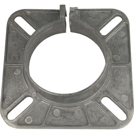Bride de brûleur – Gicleur chauffage central 90mm – Débit max élevé – Angle d'inclinaison ajustable – Pour installations professionnelles – Intercal