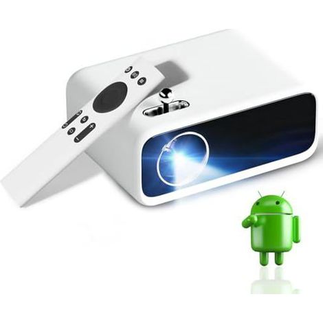 Projecteur LED Portable - Wanbo - Mini Pro - Android 9.0 - 720p HD - Écran 176" - WiFi & Bluetooth (1/4)