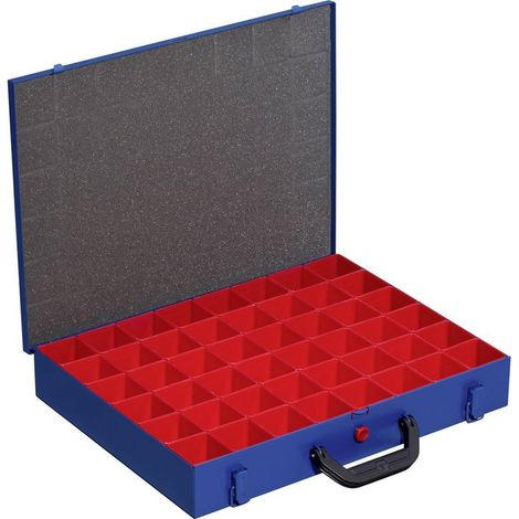 Allit Maletín para piezas pequeñas metálico EuroPlus Pro M azul robusto