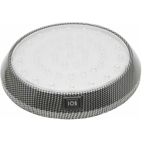 Plafonnier Intérieur Voiture 12 V - 46 LED Blanc - Pour Fourgonnette Camion Camping-Car Caravane - 1 Pièce (1/5)