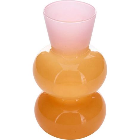 Soliflore Design en Verre "Poolside" 14cm Orange
