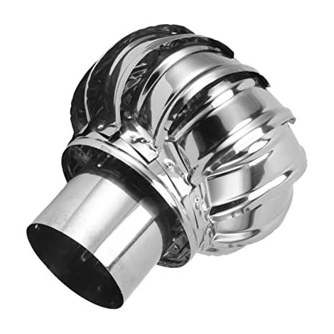 Extracteur de Fumées Rotatif éolien Ventilateur à Turbine Rond Silencieux en Acier Inoxydable Tuyau D'aération de Toit Ventilateur éoliennes évent Ventilateur de Grenier (1/5)