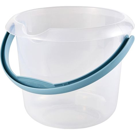 keeeper Secchio con Scala Graduata Integrata e Manico Ergonomico, 5 L, Mika, Trasparente (1/4)