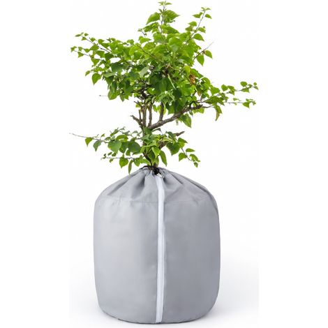 housse plante grise Oxford respirante, anti-gel 45×70 cm (1/5)